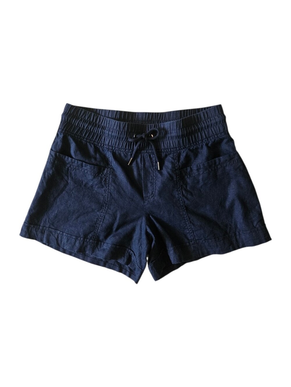Athleta Navy Blue Drawstring Women's Shorts